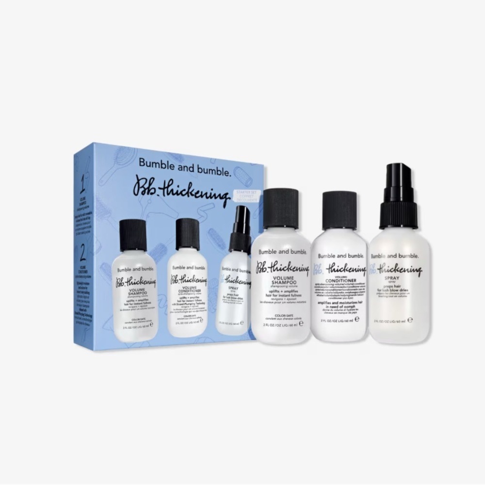 NEW BUMBLE AND BUMBLE Thickening Starter Hair Set